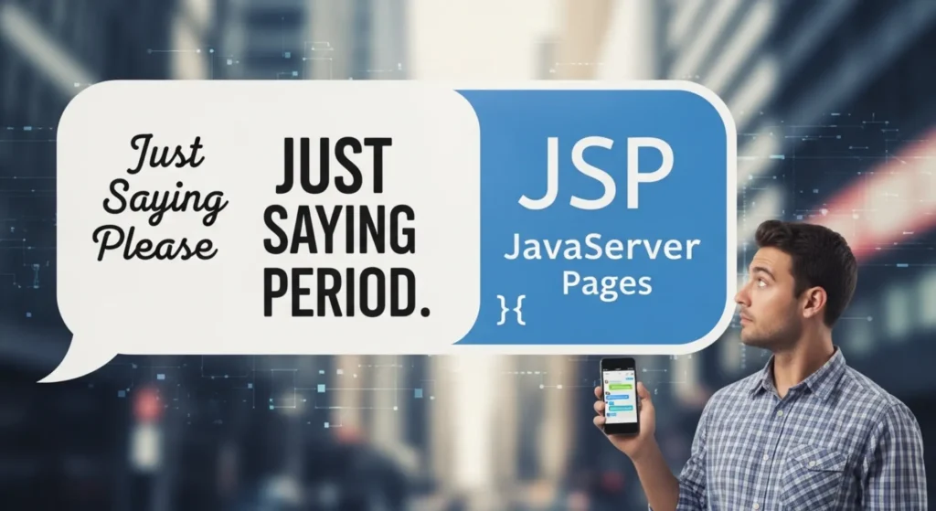 What Does JSP Mean in Text?