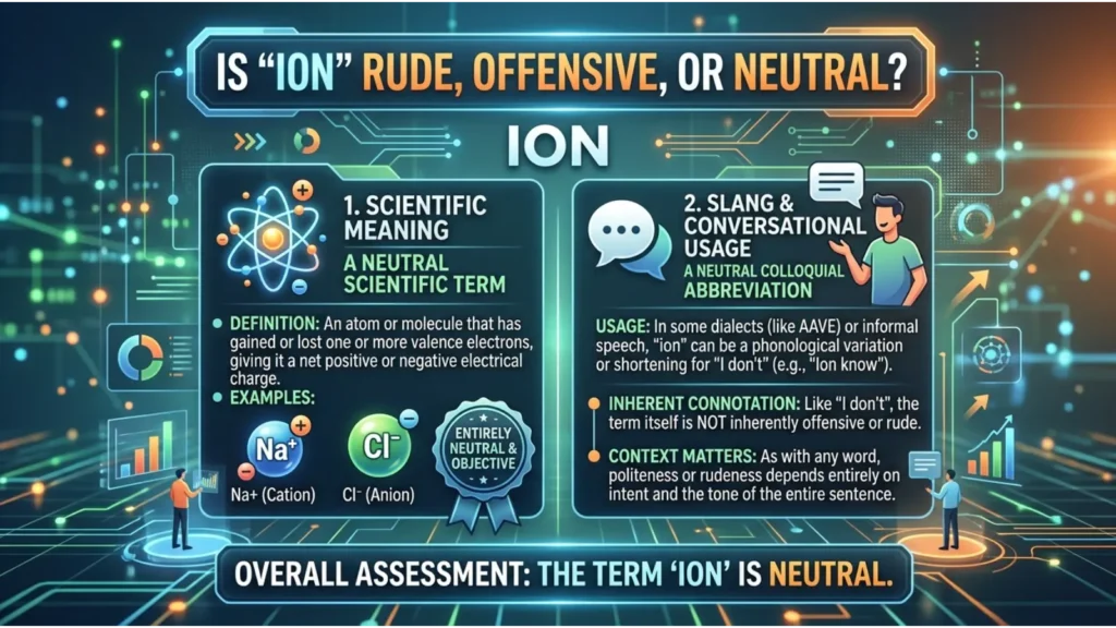 Is ION rude, offensive, or neutral?