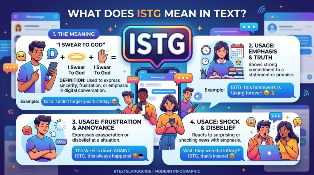 What does ISTG mean in text?
