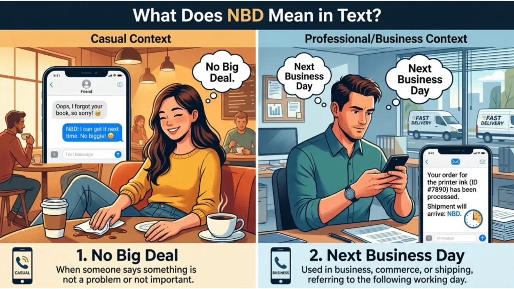 What Does NBD Mean in Text?