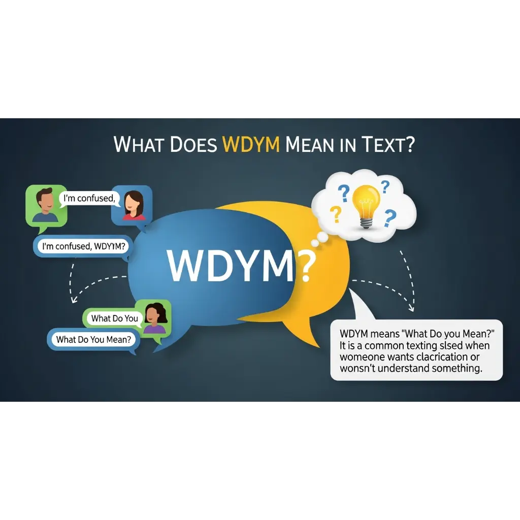 What Does WDYM Mean in Text?