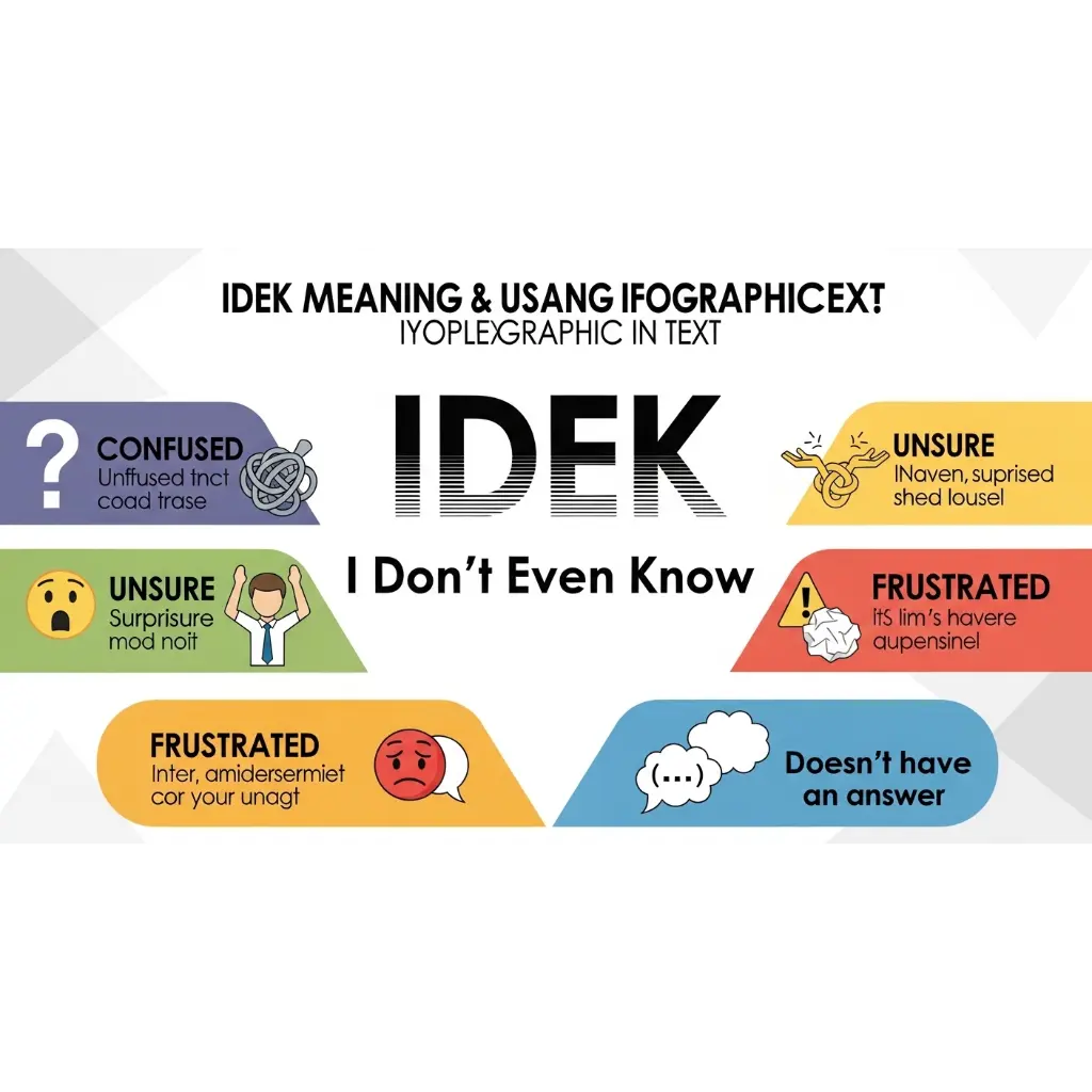 What Does IDEK Mean in Text?