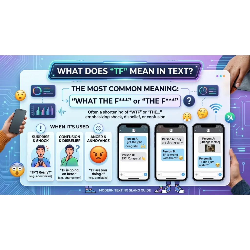 What Does TF Mean in Text?