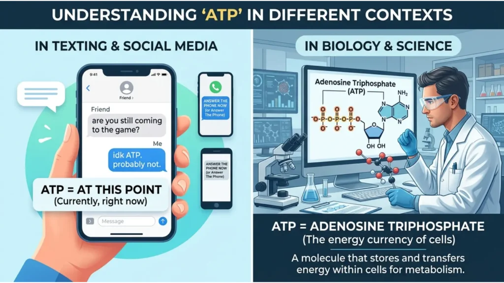 What Does ATP Mean in Text?