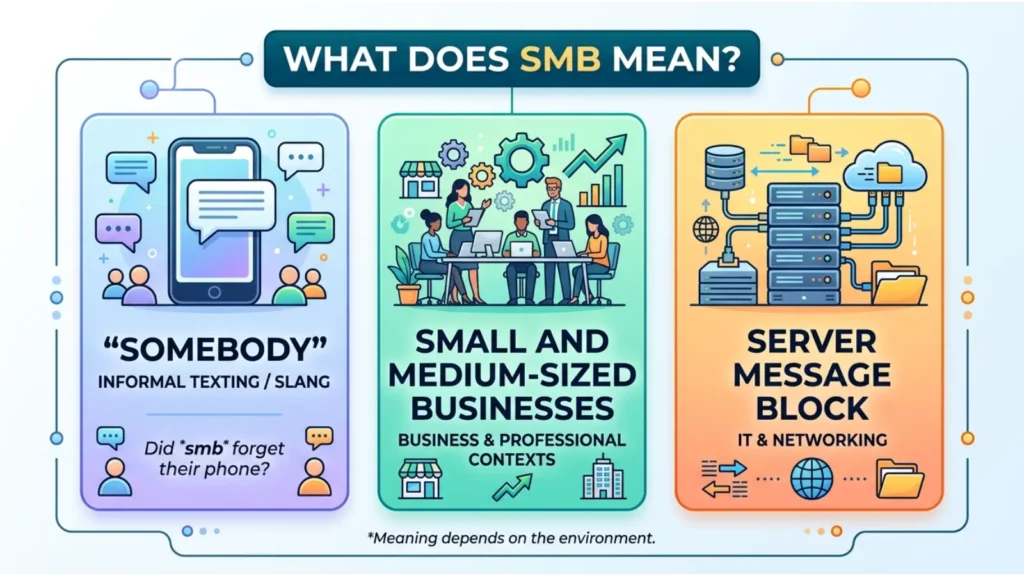 What Does SMB Mean in Text?
