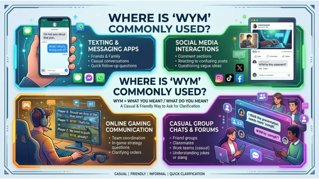Where Is WYM Commonly Used?
