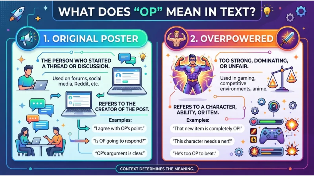 What Does OP Mean in Text?