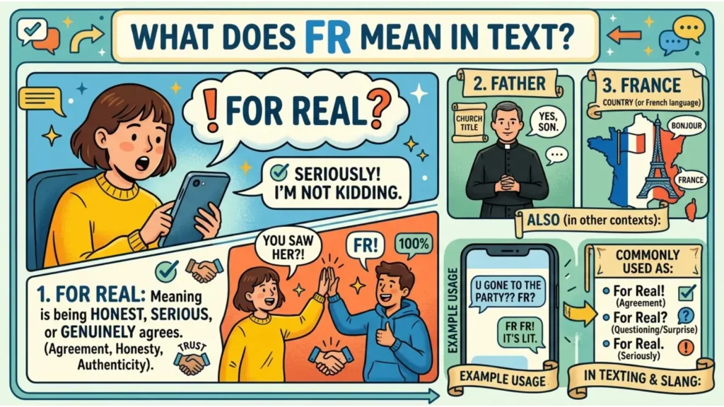 What Does FR Mean in Text?