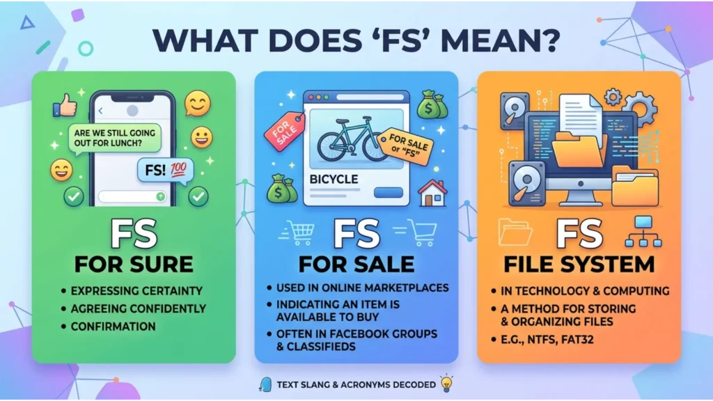 What Does FS Mean in Text?