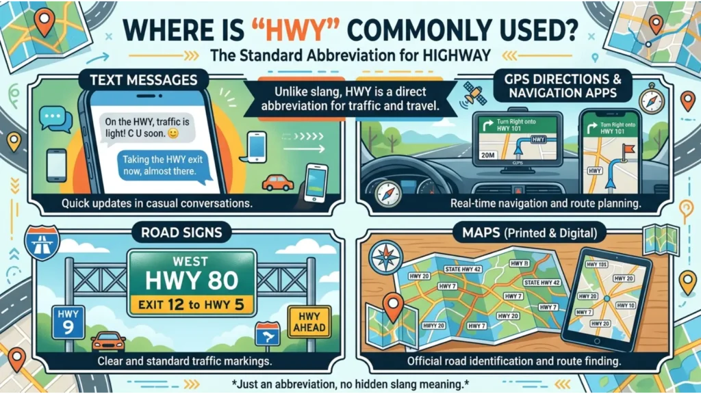 Where Is HWY Commonly Used?