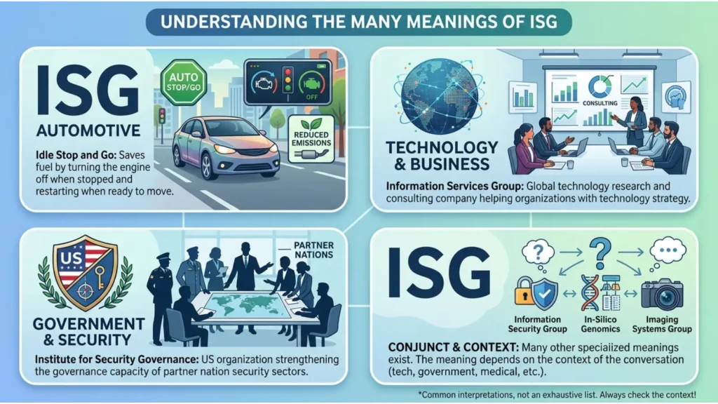 What Does ISG Mean?