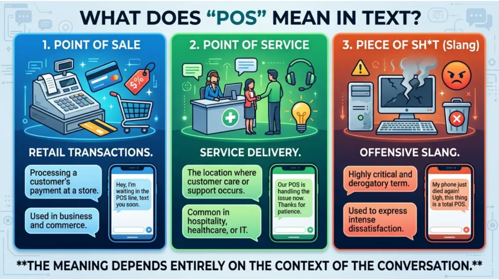 What Does POS Mean in Text?