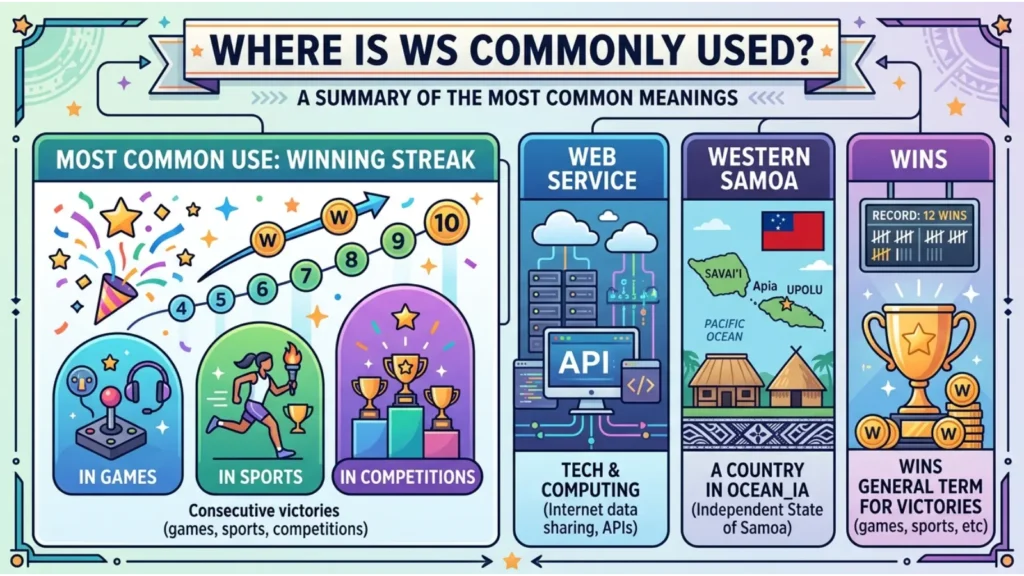 Where Is WS Commonly Used?