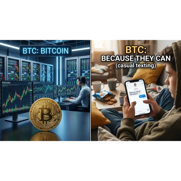What Does BTC Meaning in Text?
