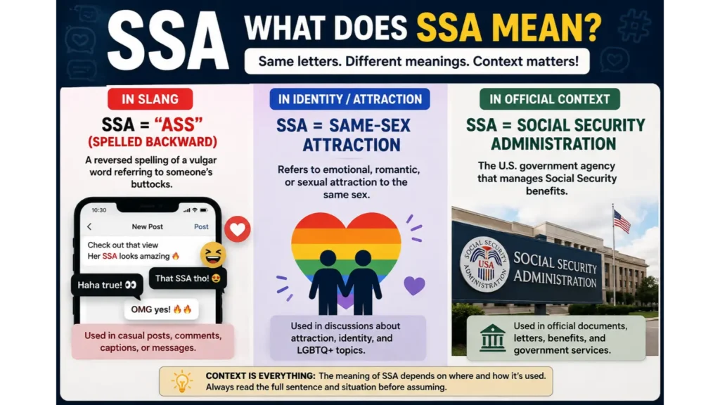 SSA Meaning Slang: The Social-Media Use