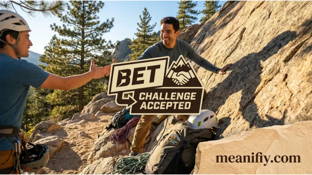 “Bet” Can Also Mean “Challenge Accepted”
