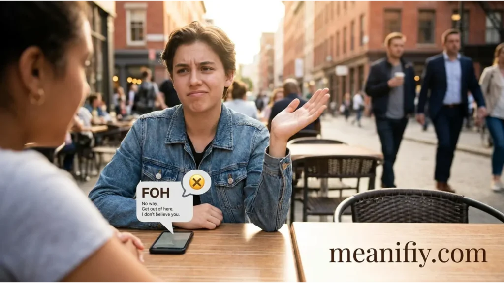 What Does FOH Mean in Slang?