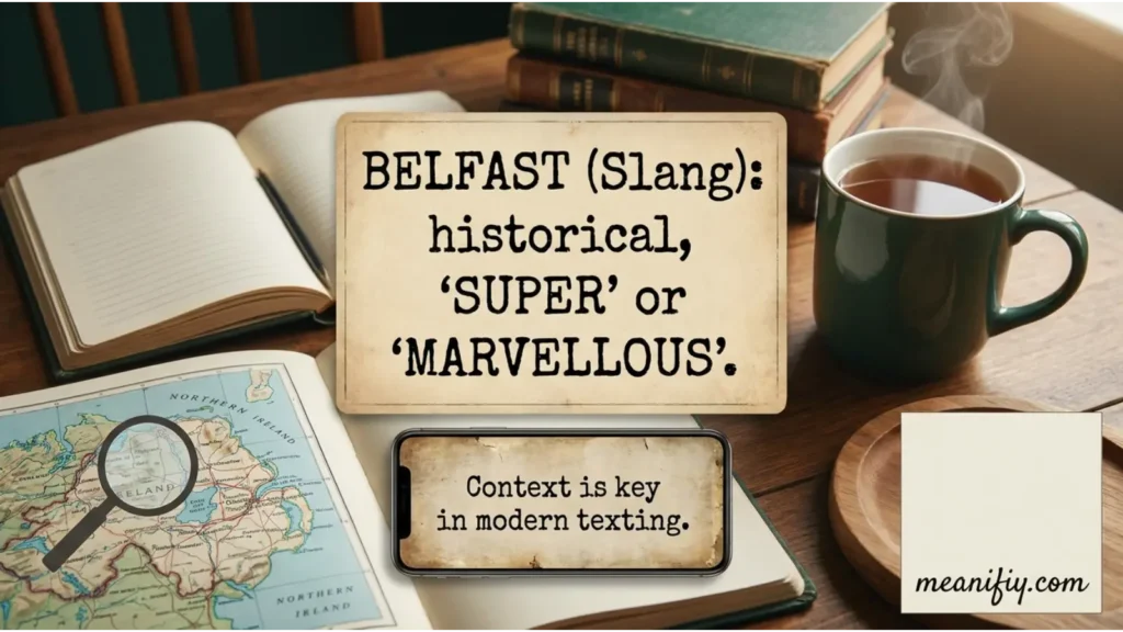What Does Belfast Mean in Slang?