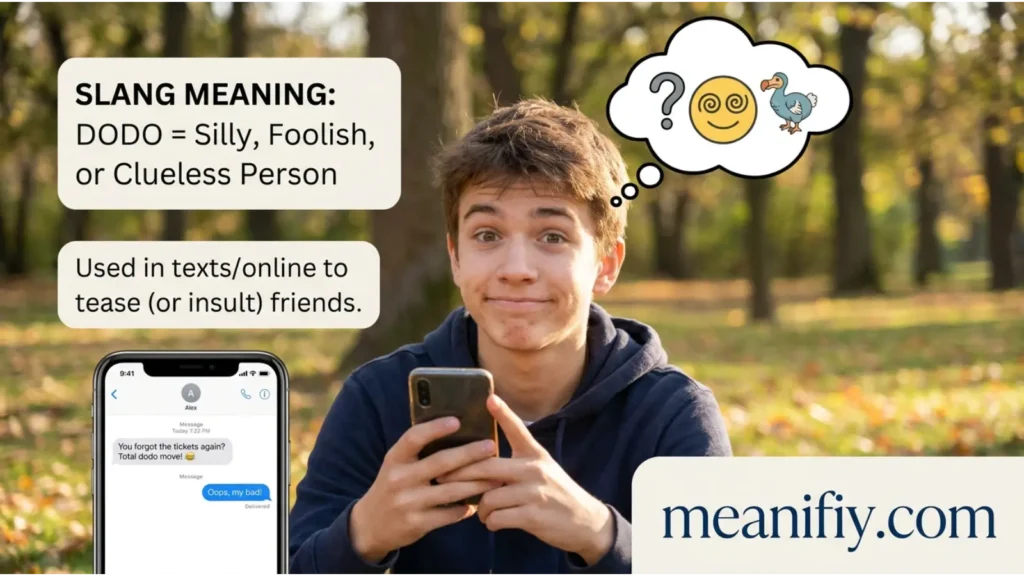 What Does Dodo Mean in Slang?