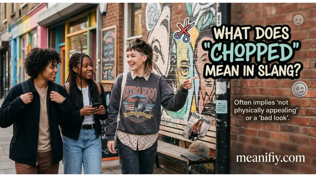What Does Chopped Mean in Slang?