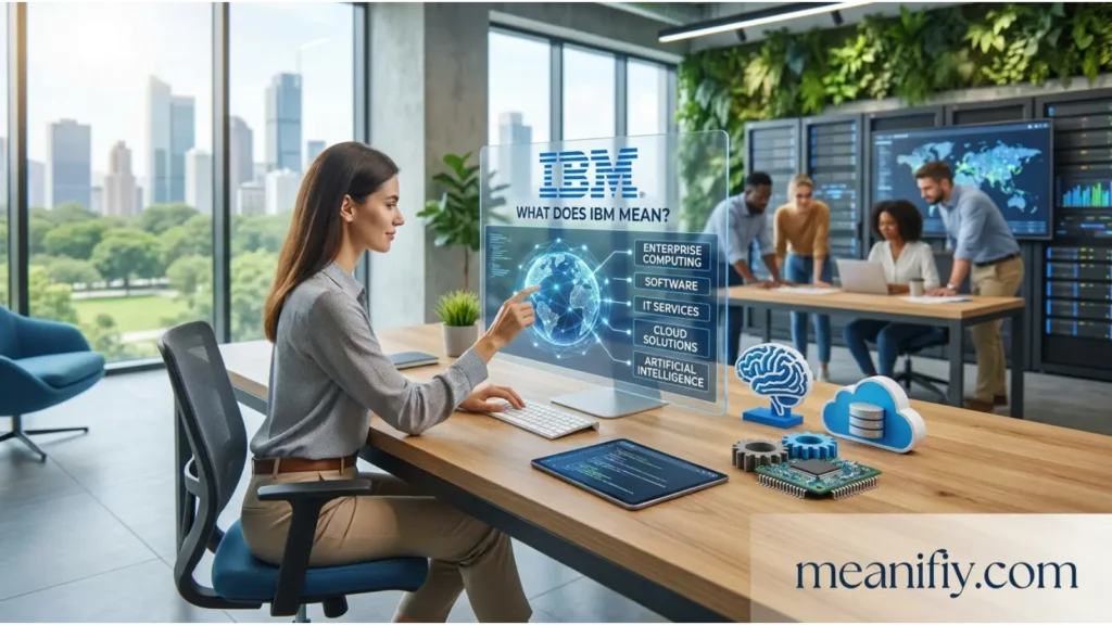 What Does IBM Mean?