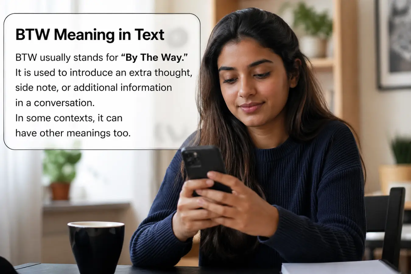 BTW Meaning in Text