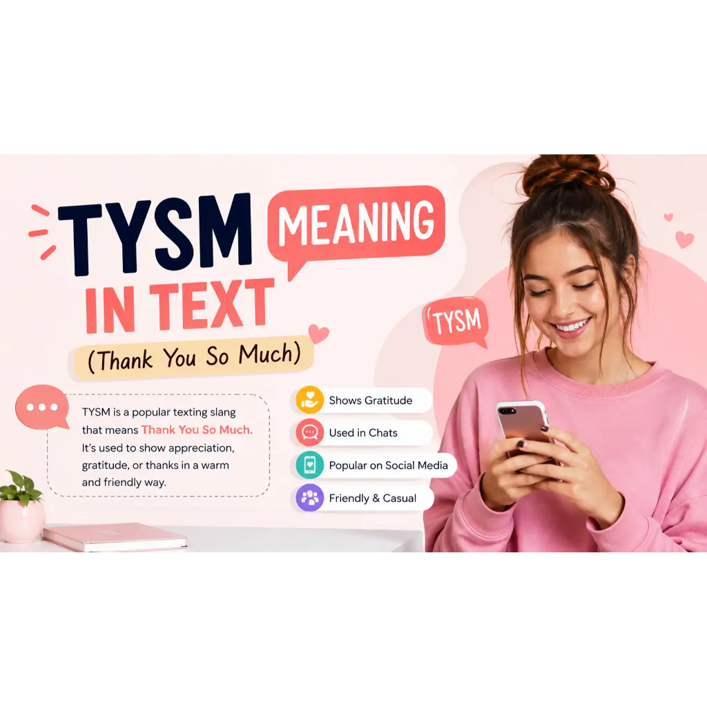 TYSM Meaning in Text