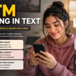 WTM Meaning in Text