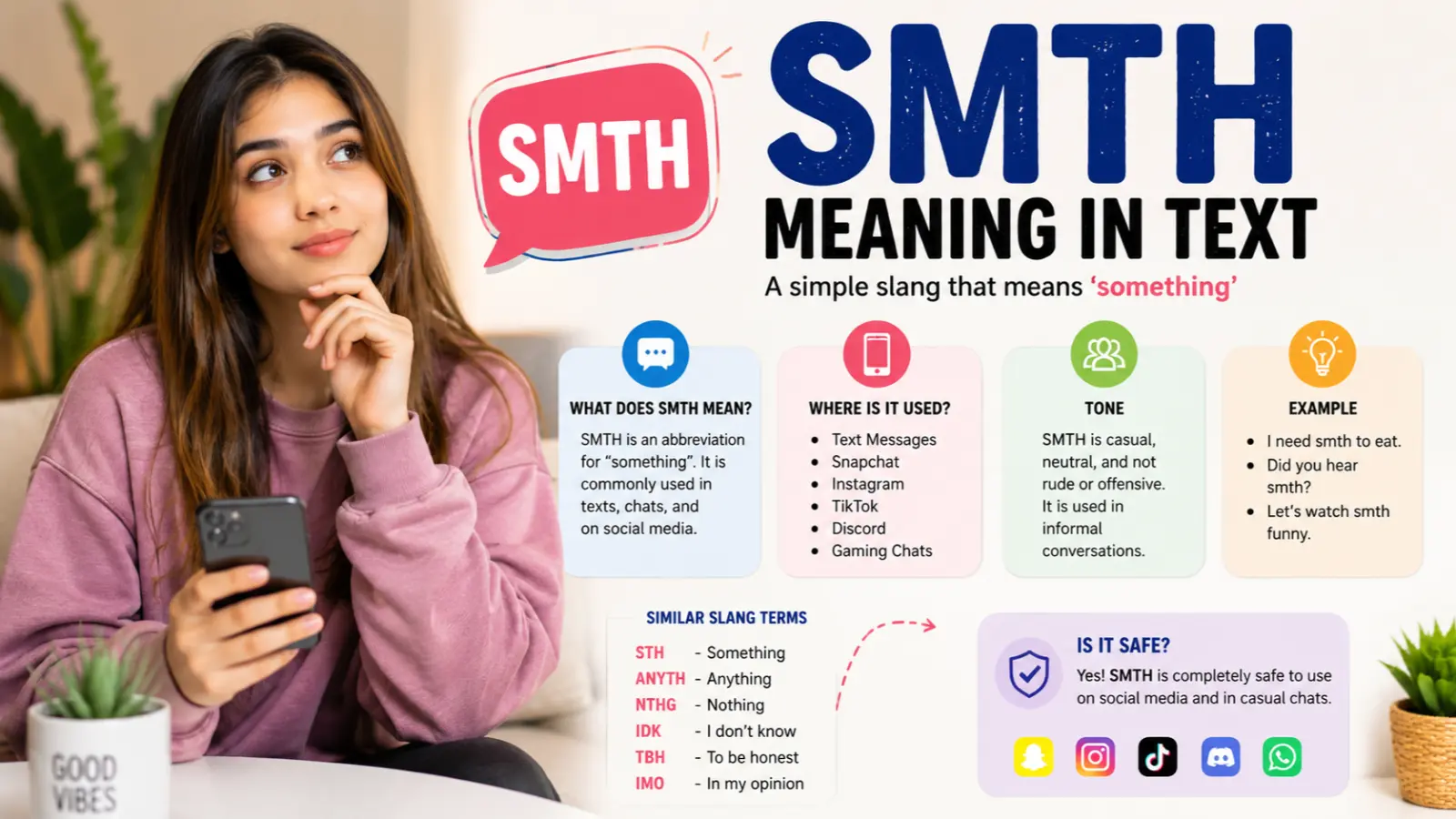 SMTH Mean in Text