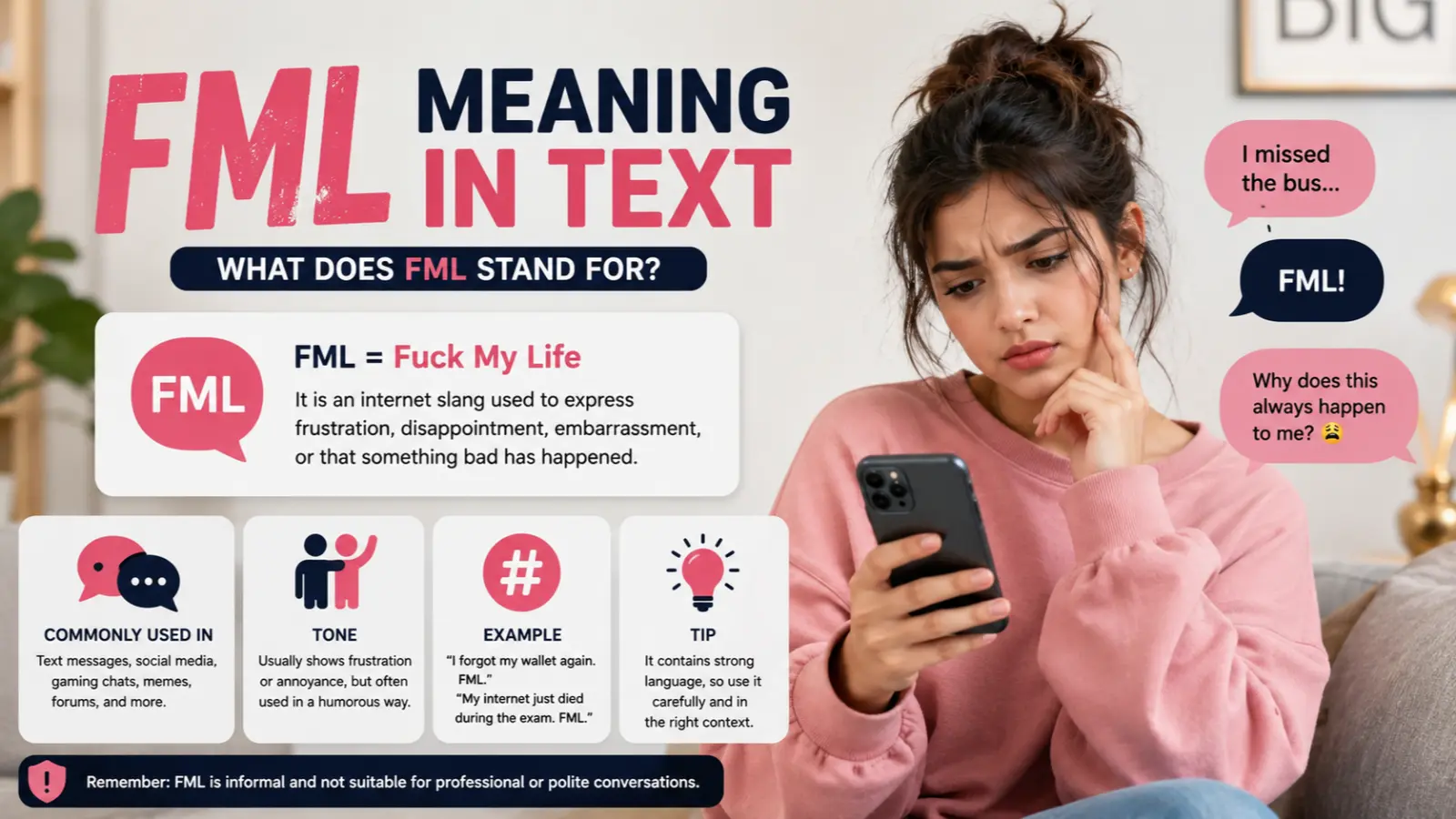 FML meaning in text