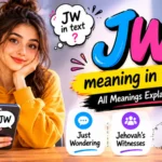 JW mean in text