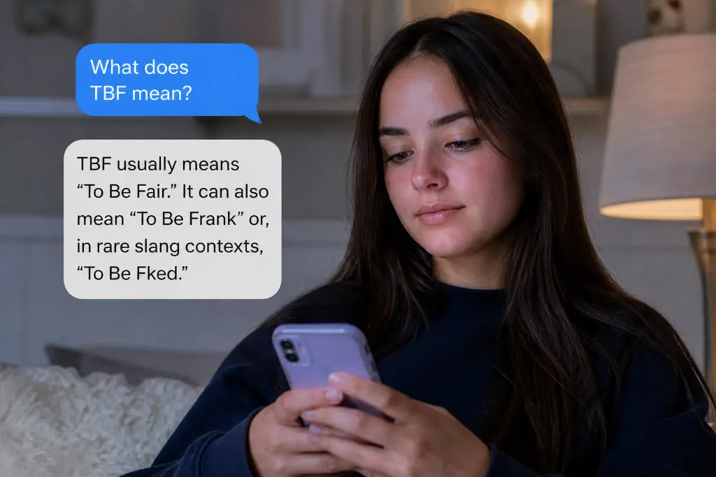 TBF Meaning in Text