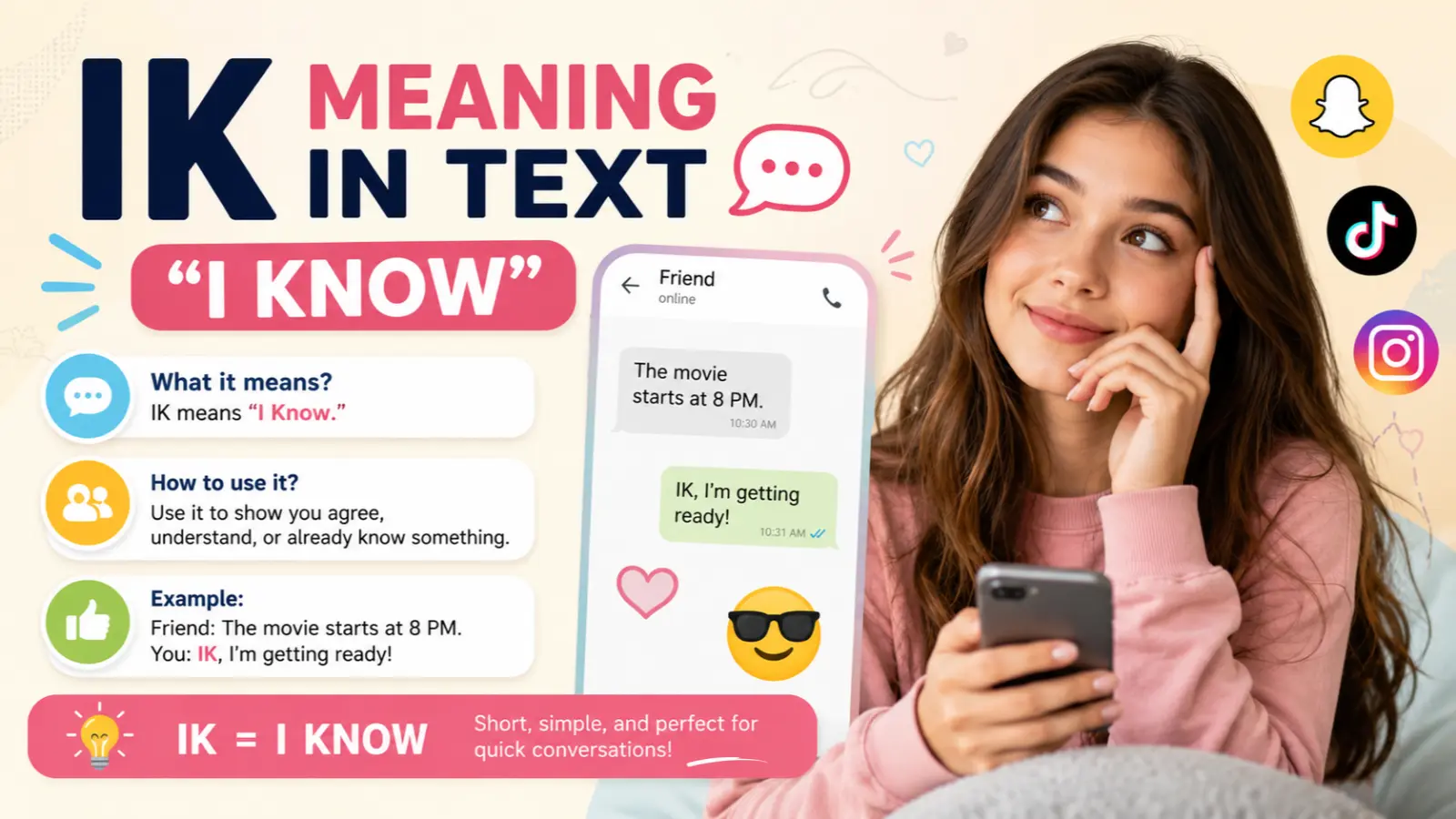 IK Meaning in Text