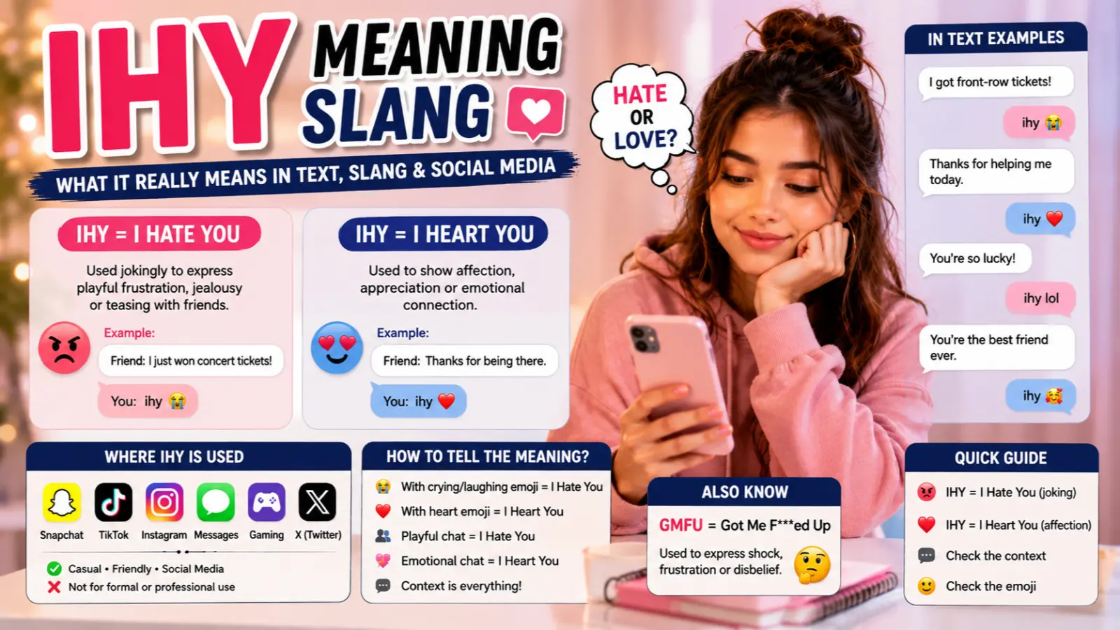 IHY Meaning Slang