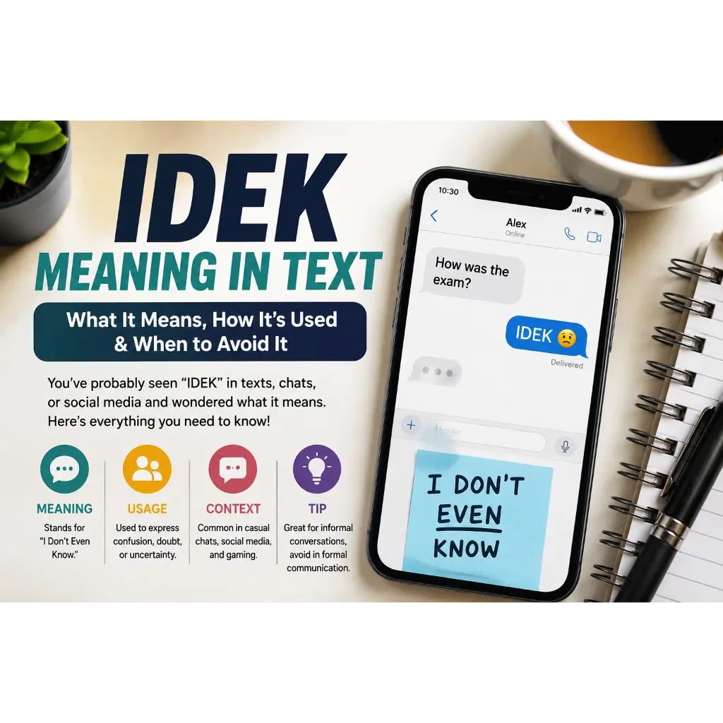 IDEK Meaning in Text