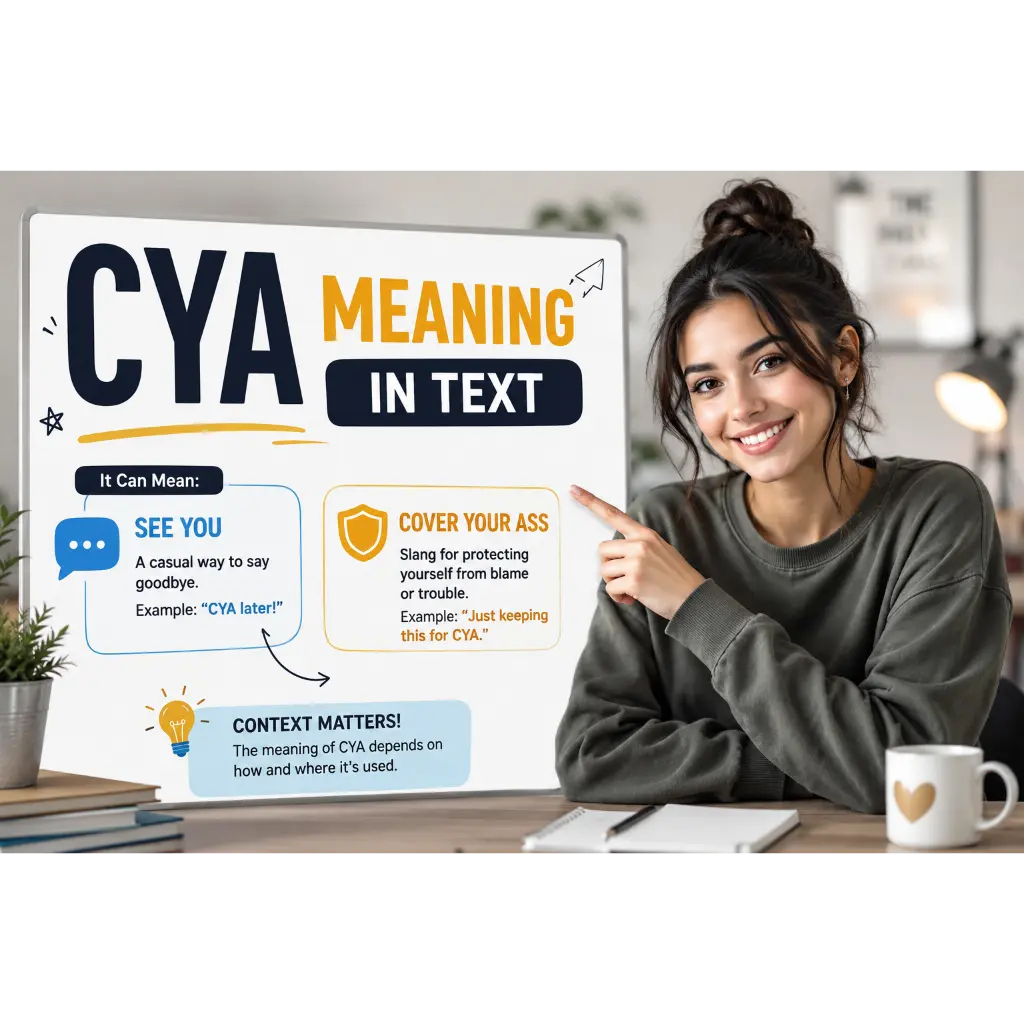 CYA Meaning in Texting