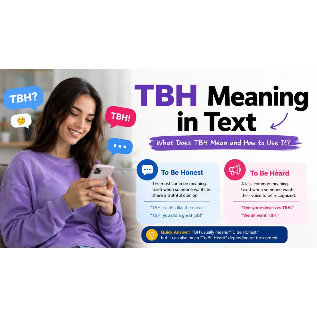 TBH Meaning in Text