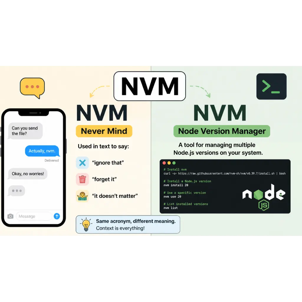 NVM Meaning in Text