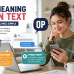 OP Meaning in Text
