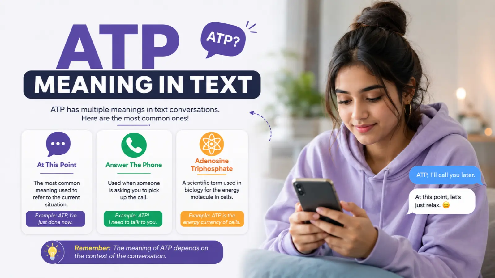 ATP Meaning in Text