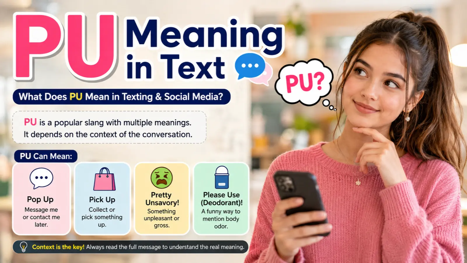 PU Meaning in Text