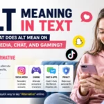 ALT Meaning in Text