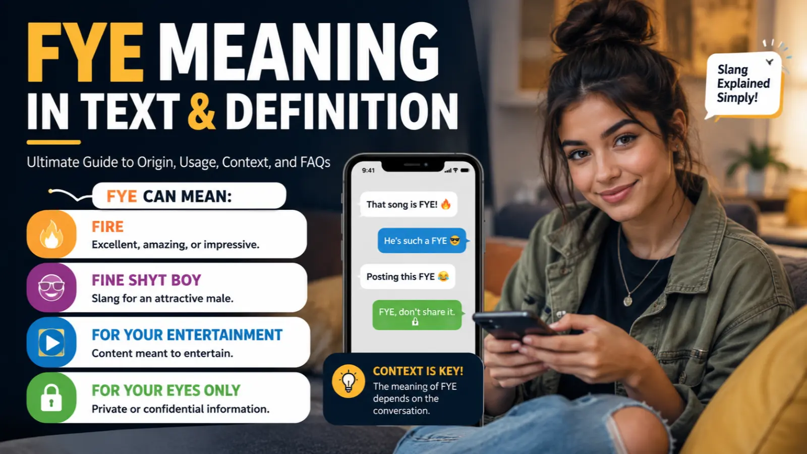 FYE Meaning in Text