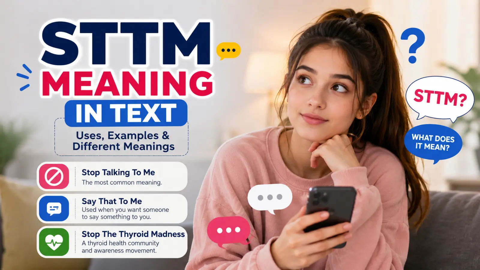 STTM Meaning in Text