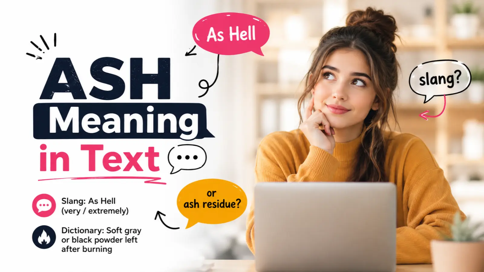 ASH Meaning in Text