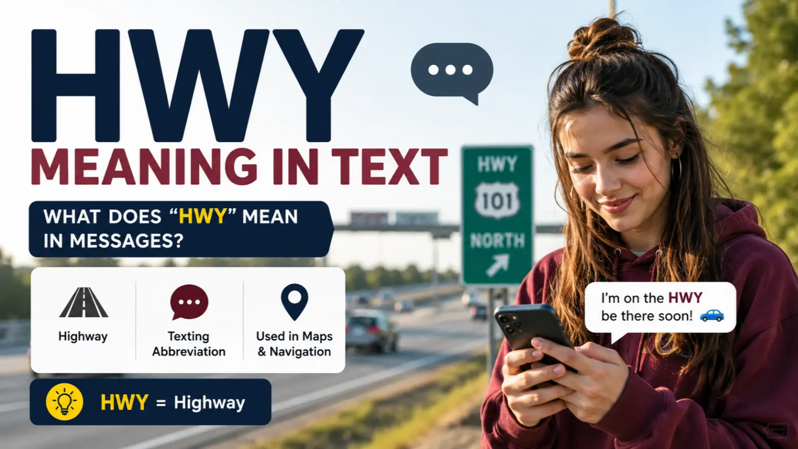 HWY Meaning in Text