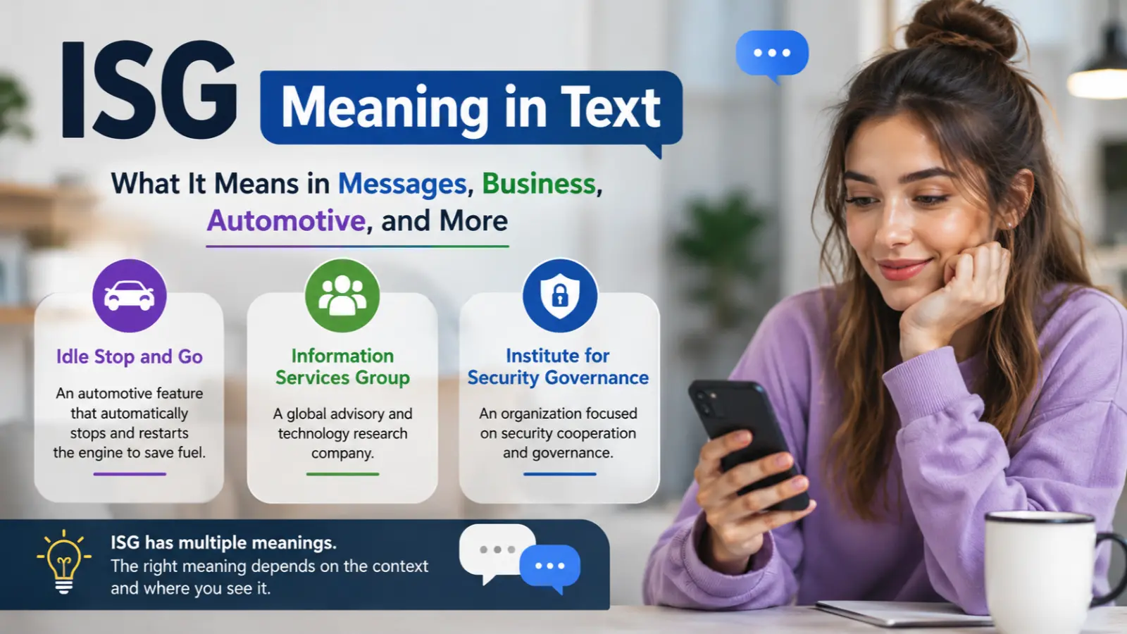 ISG Meaning in Text