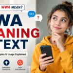 WWA Meaning in Text