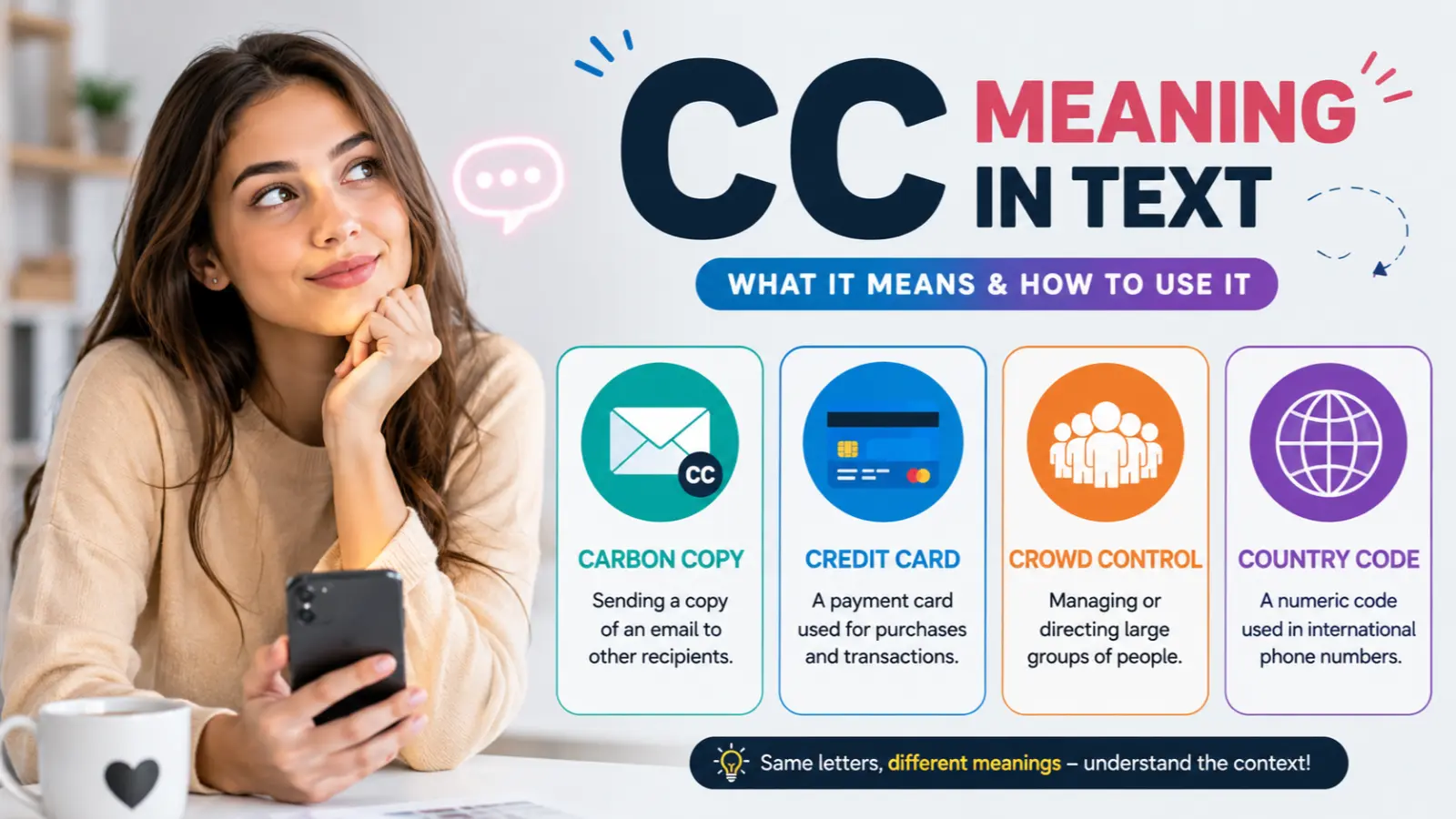 CC Meaning in Text