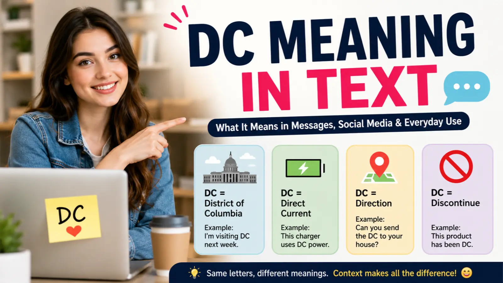 DC Meaning in Text